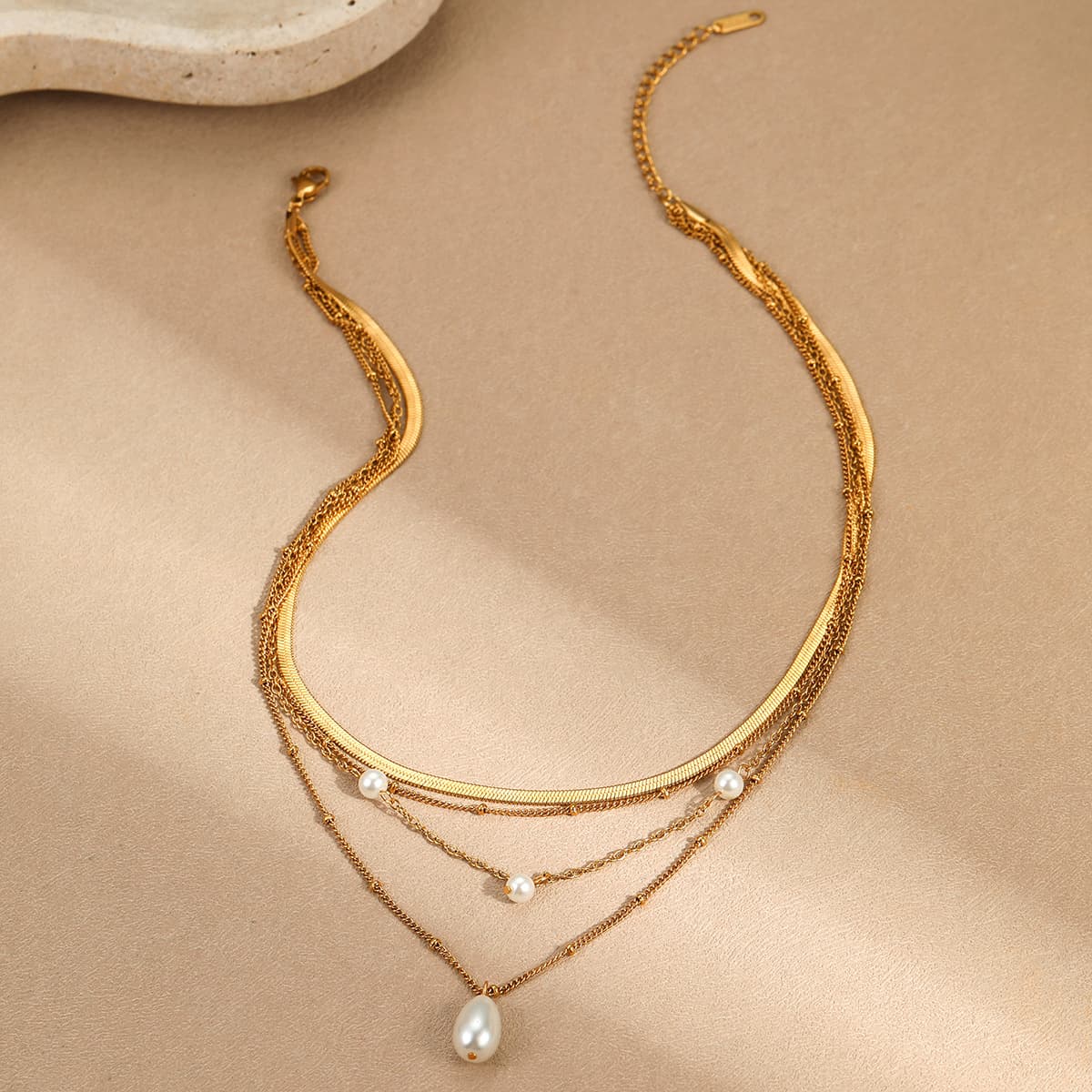 Moonstone Drop Necklace 4