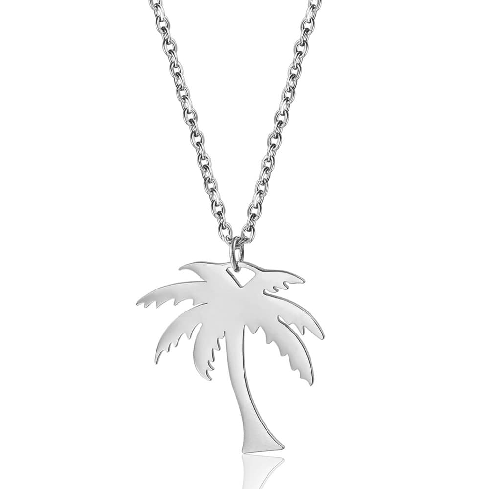Palm Tree Pendant Necklace 3