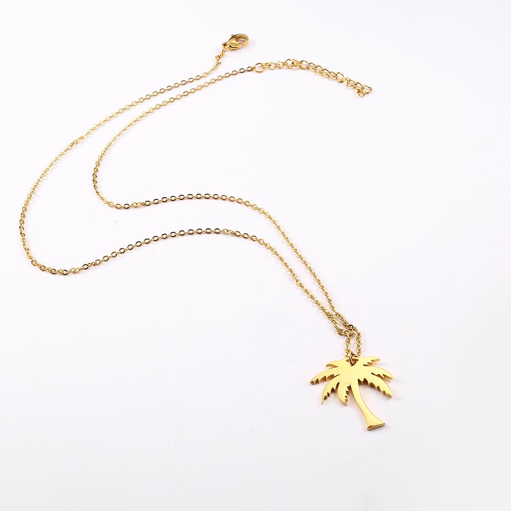 Palm Tree Pendant Necklace 4