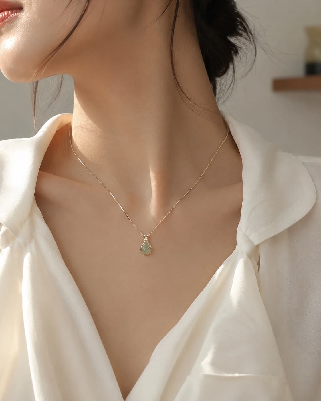 Pear Pearl Necklace 5