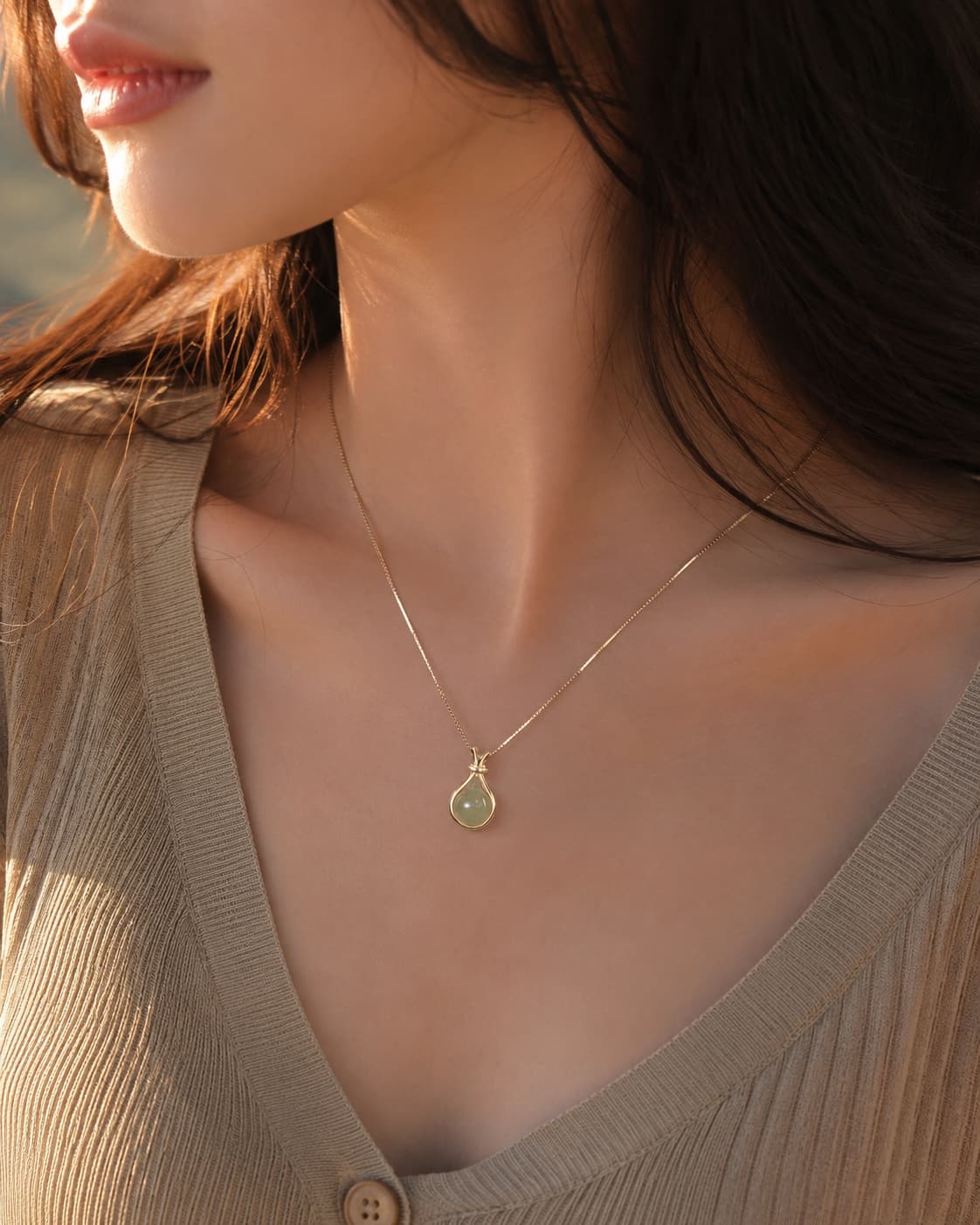 Pear Pearl Necklace 6