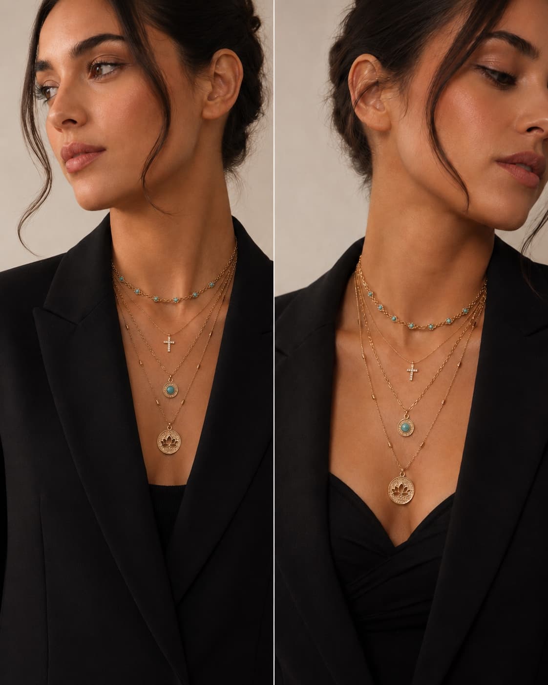 Deep V-Neck Pairing